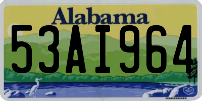 AL license plate 53AI964