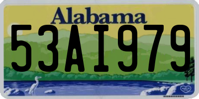 AL license plate 53AI979