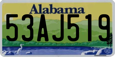 AL license plate 53AJ519