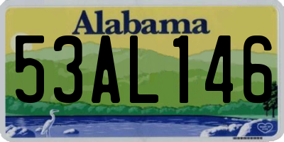 AL license plate 53AL146