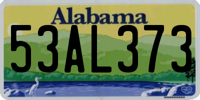 AL license plate 53AL373