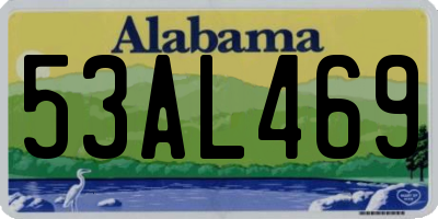 AL license plate 53AL469