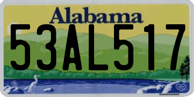 AL license plate 53AL517