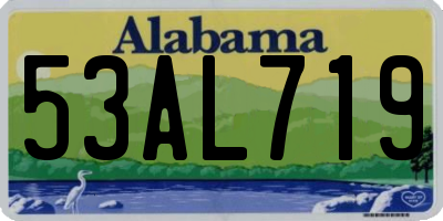 AL license plate 53AL719