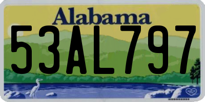AL license plate 53AL797