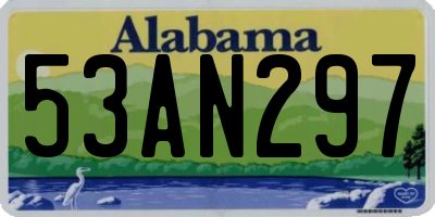 AL license plate 53AN297
