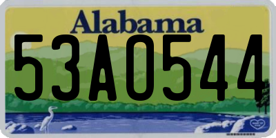 AL license plate 53AO544