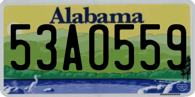 AL license plate 53AO559