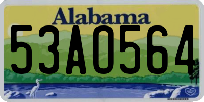 AL license plate 53AO564