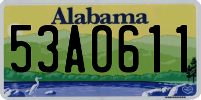 AL license plate 53AO611
