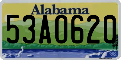 AL license plate 53AO620