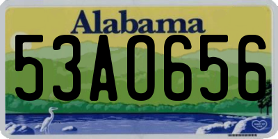 AL license plate 53AO656