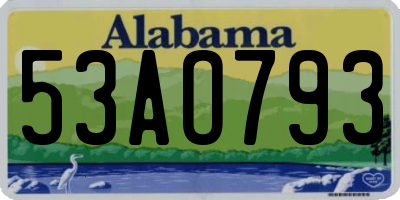 AL license plate 53AO793