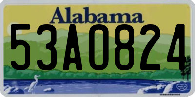 AL license plate 53AO824