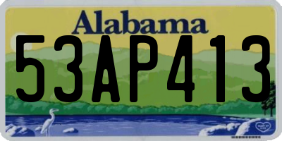 AL license plate 53AP413