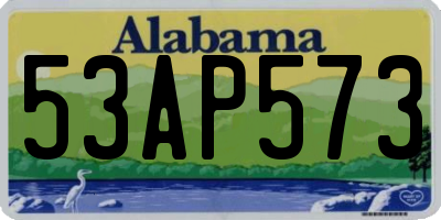 AL license plate 53AP573