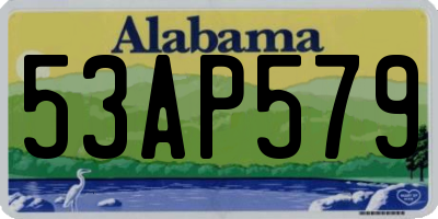 AL license plate 53AP579