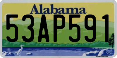 AL license plate 53AP591