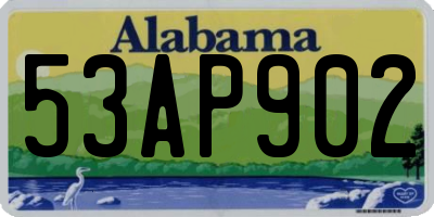 AL license plate 53AP902