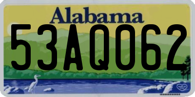 AL license plate 53AQ062