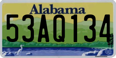 AL license plate 53AQ134