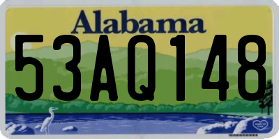 AL license plate 53AQ148