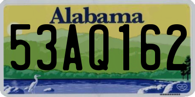 AL license plate 53AQ162