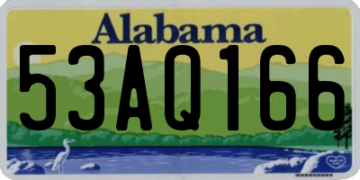 AL license plate 53AQ166