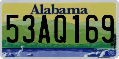 AL license plate 53AQ169