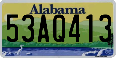 AL license plate 53AQ413