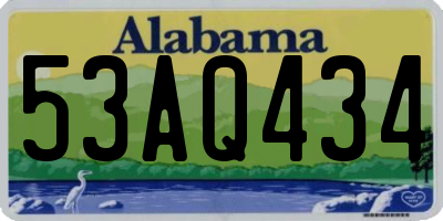 AL license plate 53AQ434
