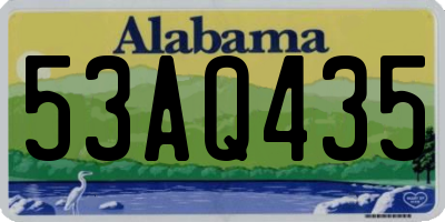 AL license plate 53AQ435