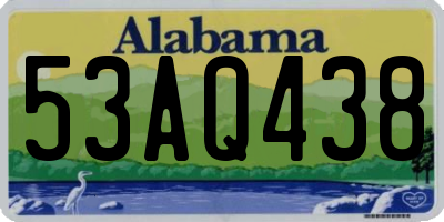 AL license plate 53AQ438