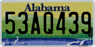 AL license plate 53AQ439