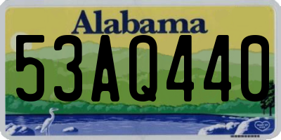AL license plate 53AQ440
