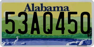 AL license plate 53AQ450