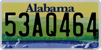 AL license plate 53AQ464