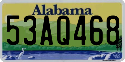 AL license plate 53AQ468