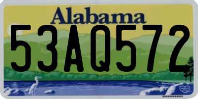 AL license plate 53AQ572