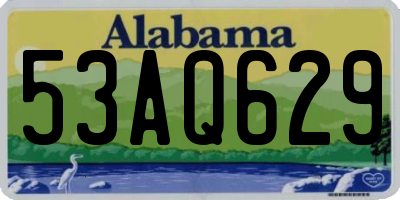 AL license plate 53AQ629