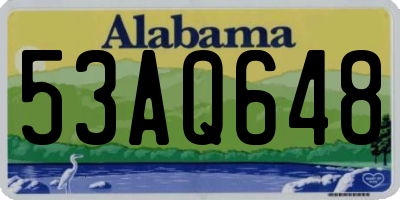 AL license plate 53AQ648