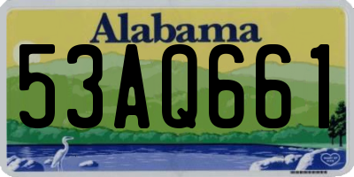 AL license plate 53AQ661