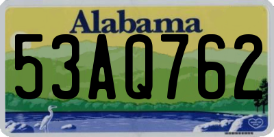 AL license plate 53AQ762