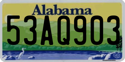 AL license plate 53AQ903