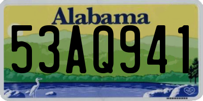AL license plate 53AQ941