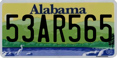 AL license plate 53AR565
