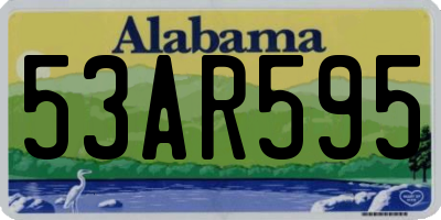 AL license plate 53AR595