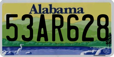 AL license plate 53AR628