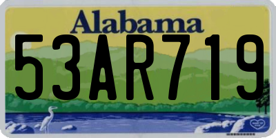 AL license plate 53AR719