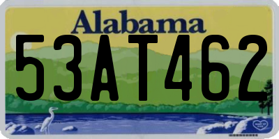 AL license plate 53AT462